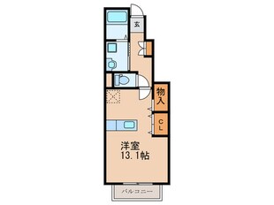 カザミラの物件間取画像